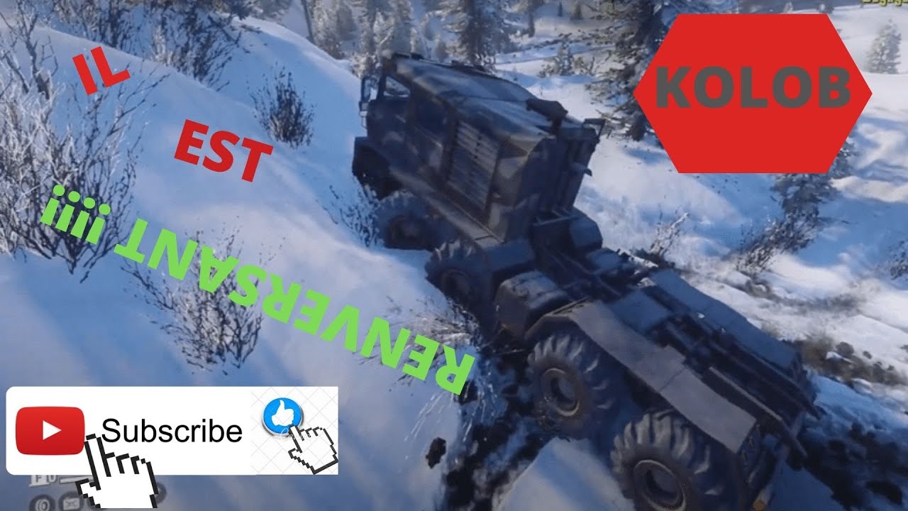 GAMEPLAY SNOWRUNNER FR *23 Test du Kolob !! //GAMEPLAY//
