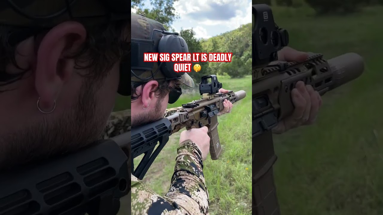 .300BLACKOUT SIG SPEAR LT + HUX FLOW 7.62 = HOLLYWOOD QUIET 🤫