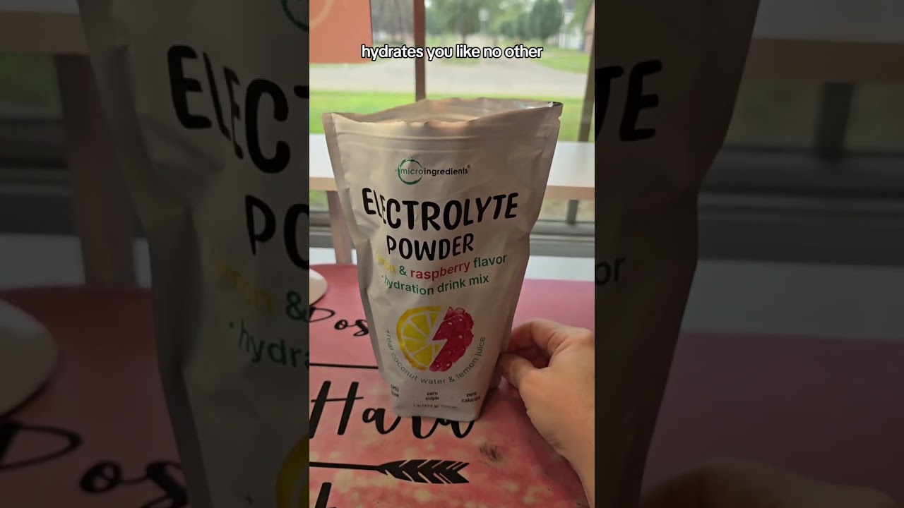 Micro ingredients for electrolyte powder & hydration drink mix