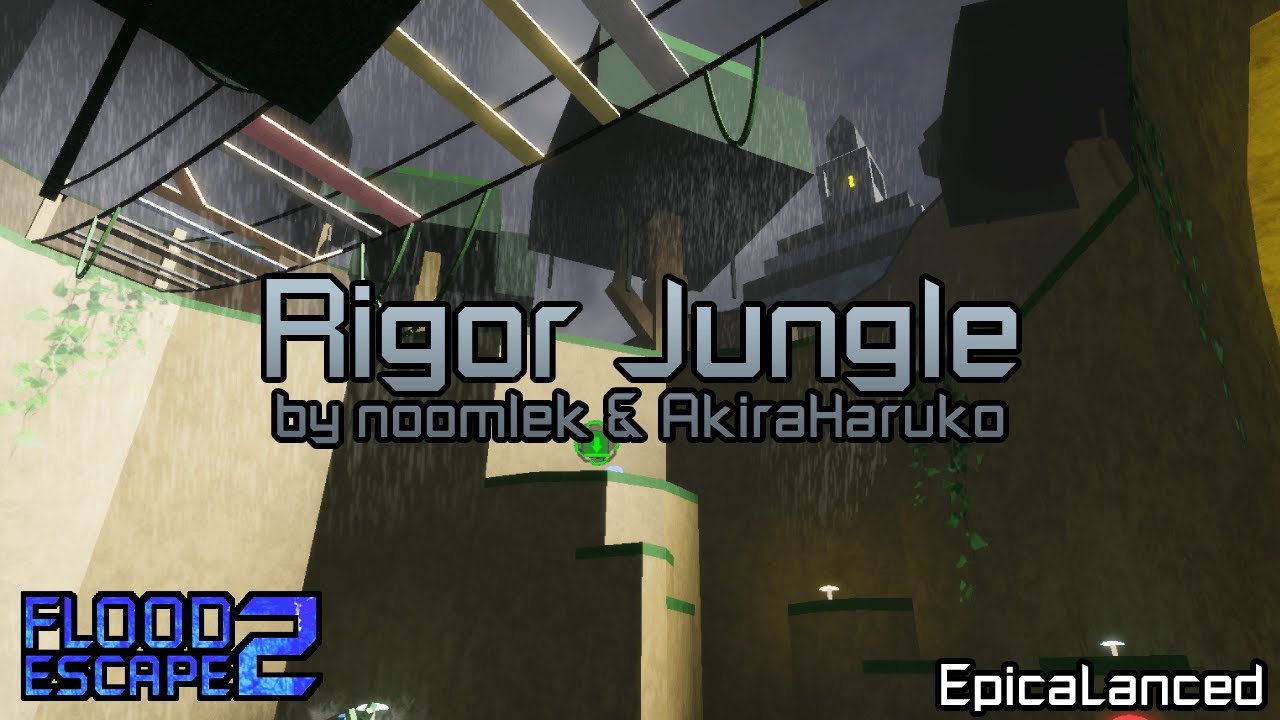 Rigor Jungle [Crazy] by noomlek & AkiraHaruko | Flood Escape 2 Community Maps