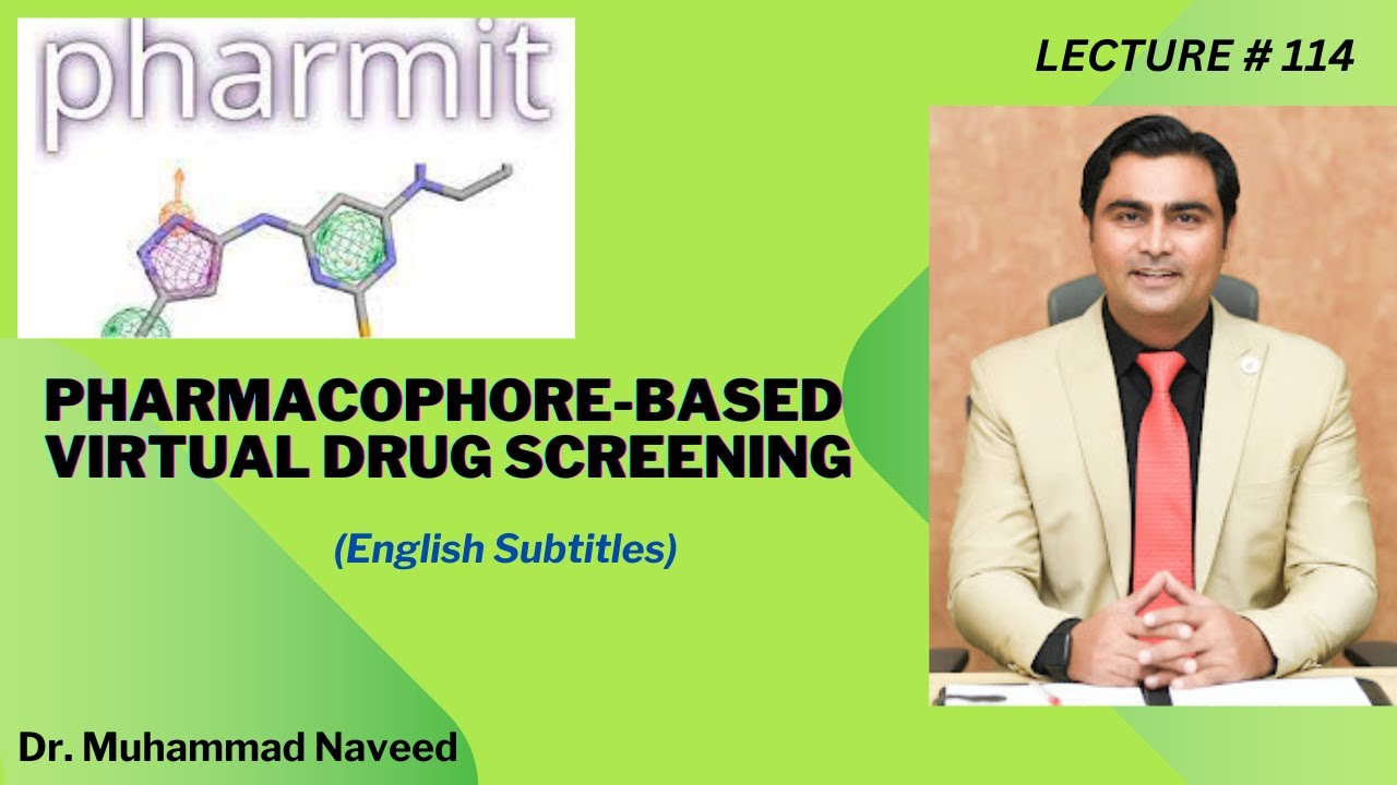 Pharmit | Pharmacophore based virtual Drug screening | Lecture 414 | Dr. Muhammad Naveed