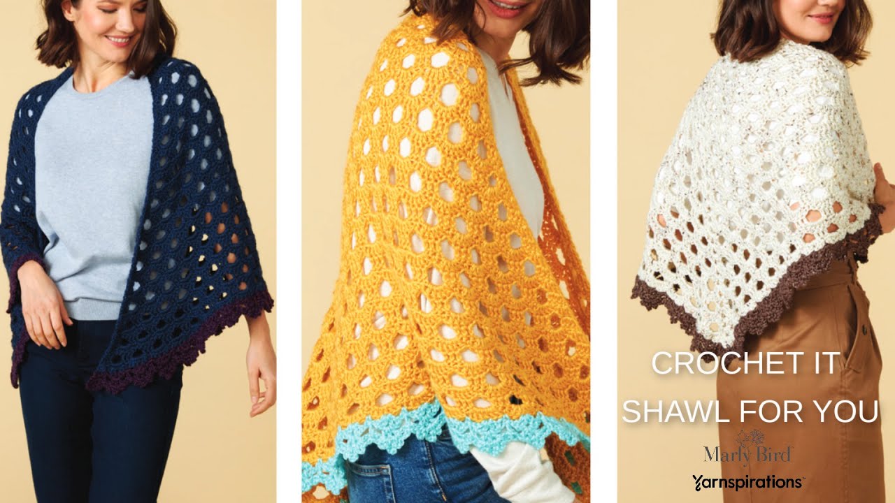 Crochet It Shawl For You || Free Crochet Shawl Pattern || Perfect Crochet Wrap Form The Office