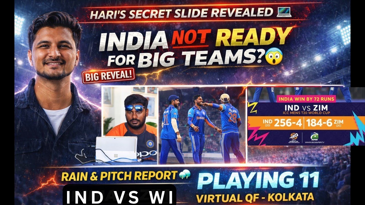 INSIDE STORY: How 1 Video Slide from Hari Changed Team India,VARUN-DUBE BOWLING & KOLKATA RAIN & 11