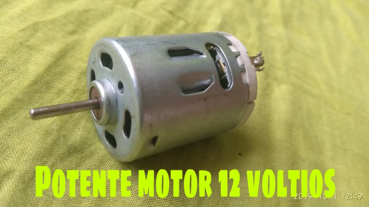 C&oacute;mo conseguir un potente motor de 12 voltios - en 2 minutos