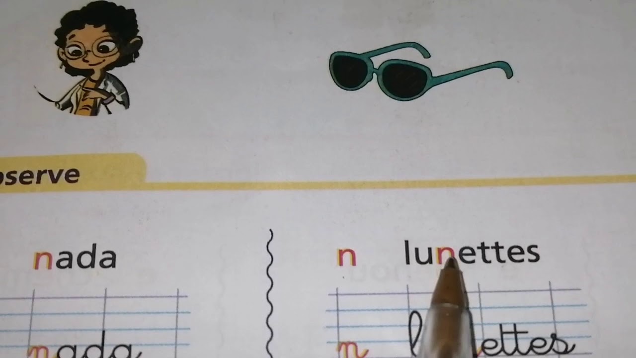 Unité : 2 :ma grande famille : lecture 1: la lettre 