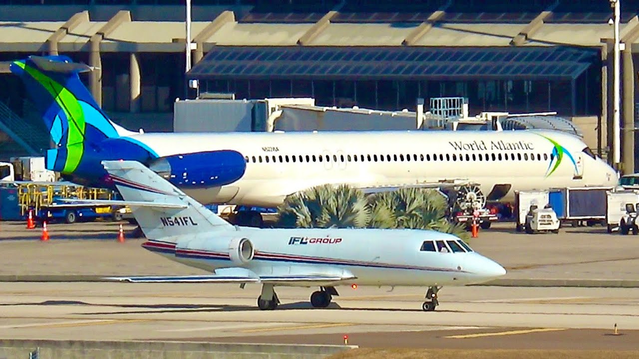 Rare 60 Year Old Falcon 20F Boeing 757 Trifecta Spotting TPA