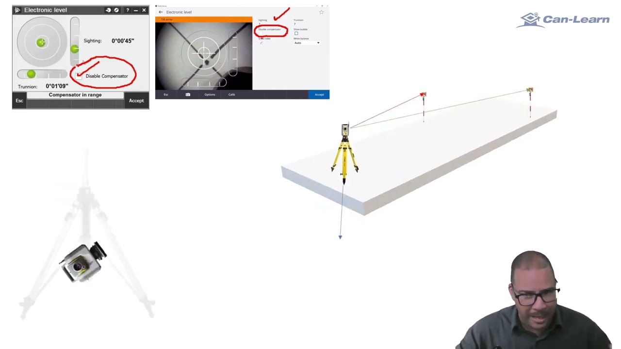 Can-Learn: Disabling Tilt Compensator in Trimble Access