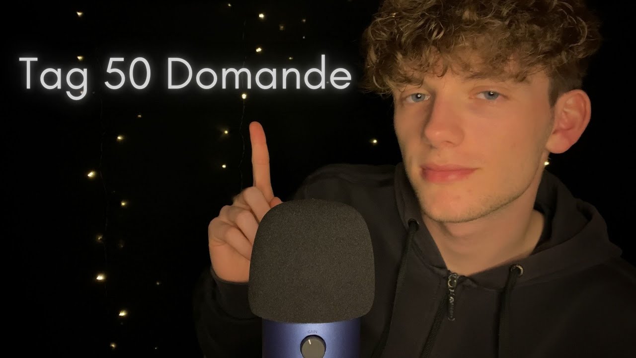 IO PARLO, TU RILASSATI: TAG 50 DOMANDE😴 | ASMR ITA