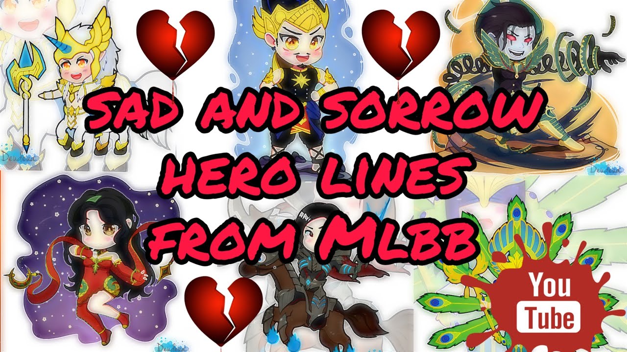 Sad Hero quotes Mlbb | Tiktok Compilation | ft. sad piano instrumental |Mobile legends Heroes |