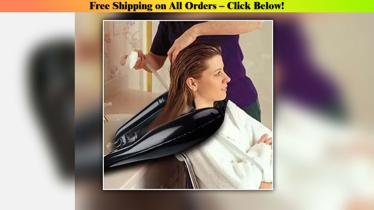 PVC Inflatable Shampoo Basin Quickly Inflate Deflate Hair Washing Basin For Pregnant Women Elderly