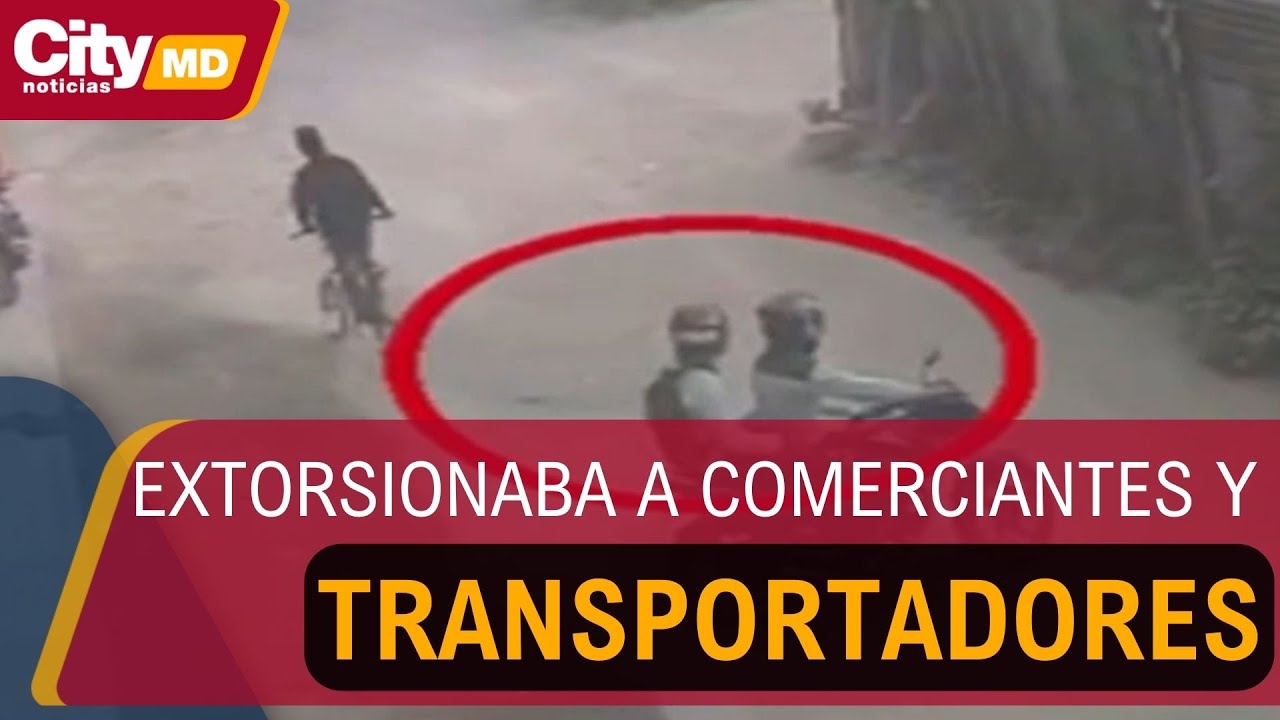 Capturan a presunto cuarto cabecilla de ‘Los Satanás’ por extorsiones en Soacha | CityTv