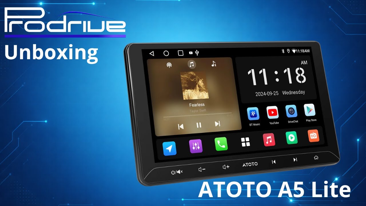 Unboxing Pantalla Android Auto - Apple Car Play ATOTO A5 Lite Camara indash  Prodrive Informatica #2