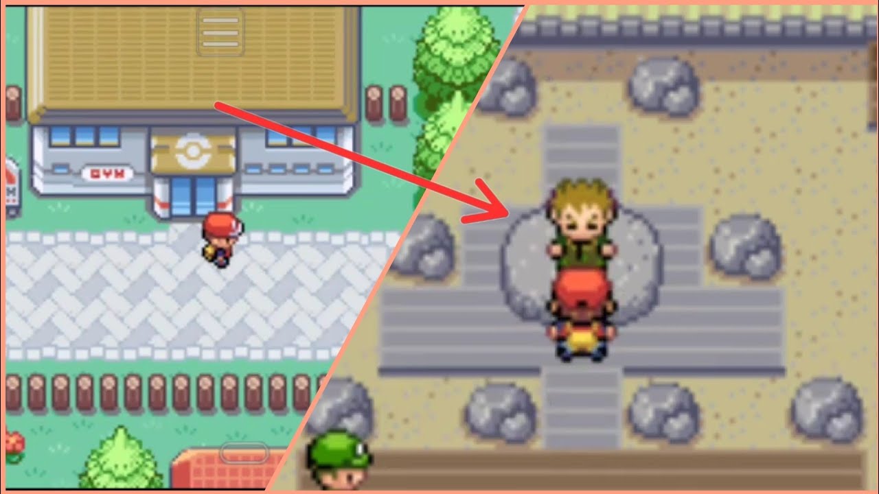 COMO PASSAR DO BROCK - TUTORIAL POKEMON FIRE RED