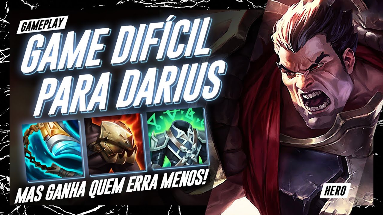 GANHA QUEM ERRA MENOS | GAMEPLAY EXPLICATIVA DE DARIUS TOP
