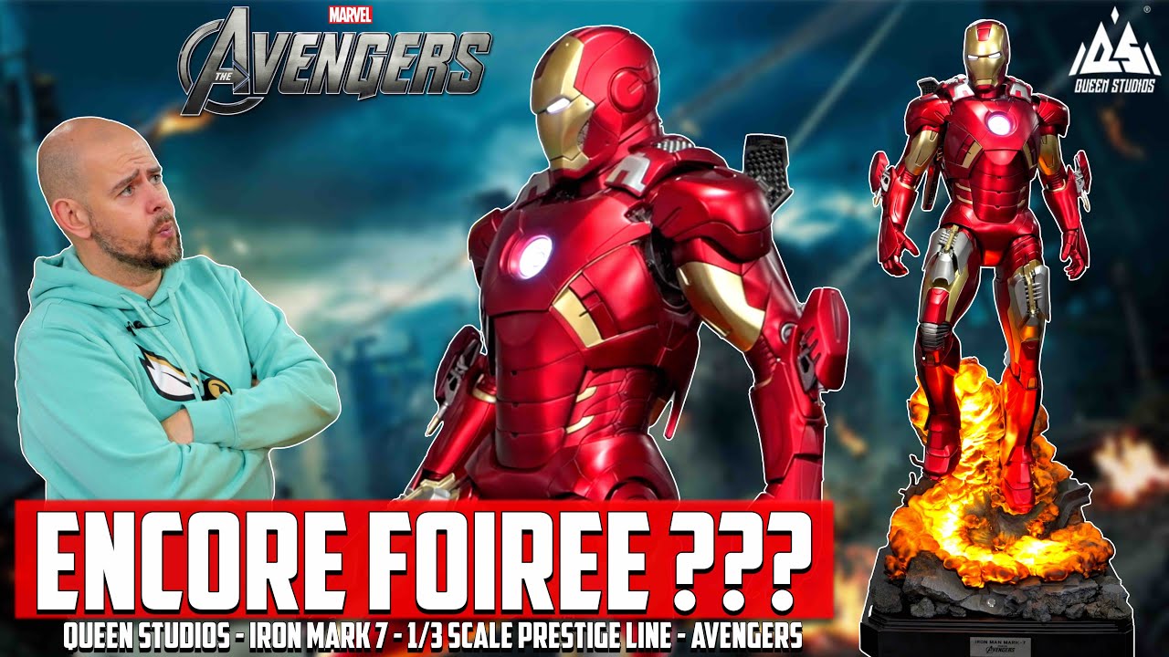 Encore Foirée ?  Queen Studios Mark 7 1/3 Scale Clean Version Avengers