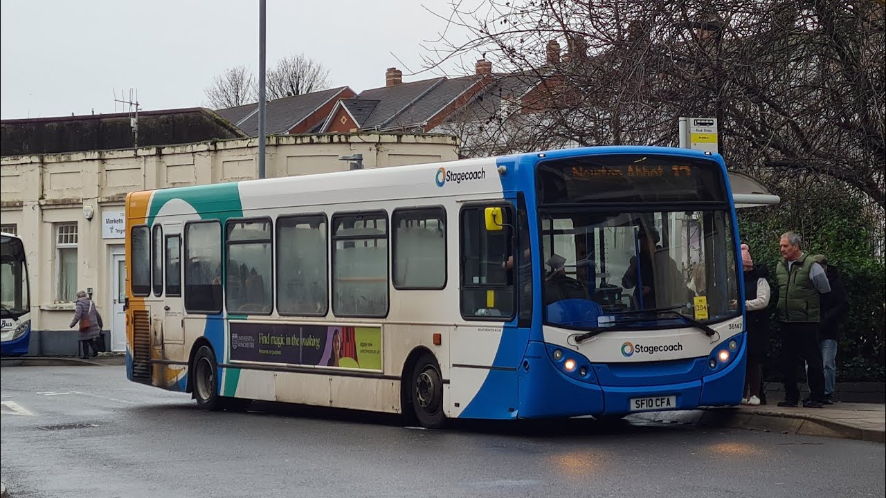 Stagecoach South West 36147 SF10 CFA on service 12 (15/01/2026)