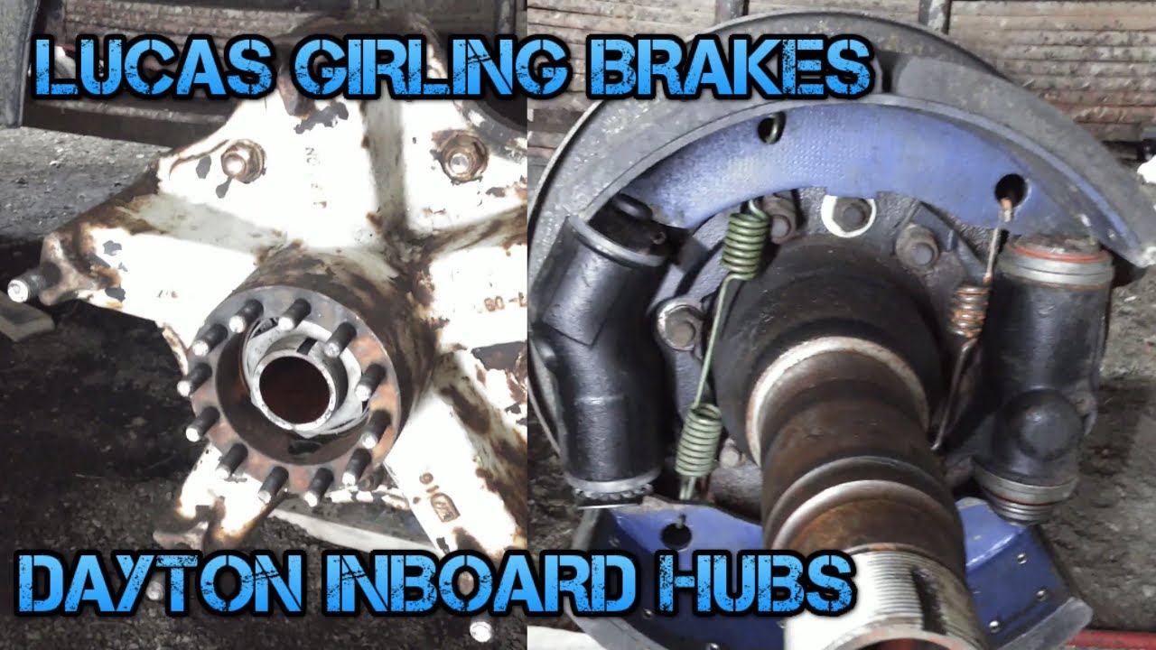 F700 LUCAS GIRLING BRAKES AND INBOARD DAYTON HUB CONVERSION | #STOPONADIME #HEAVYHAULER