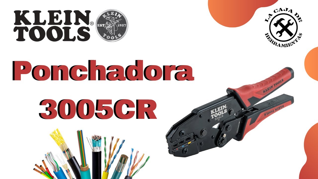 Pinzas Klein ponchadora modelo 3005CR