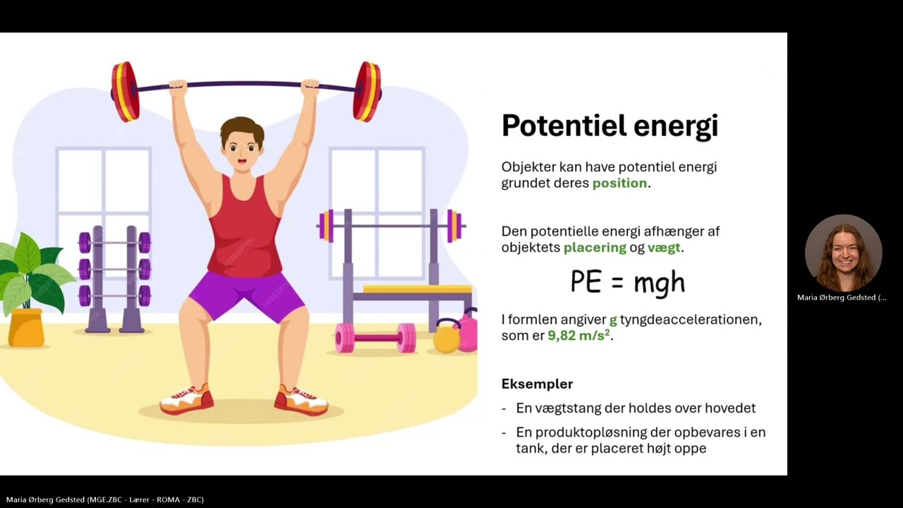 Energi, energiomsætning og nyttevirkning