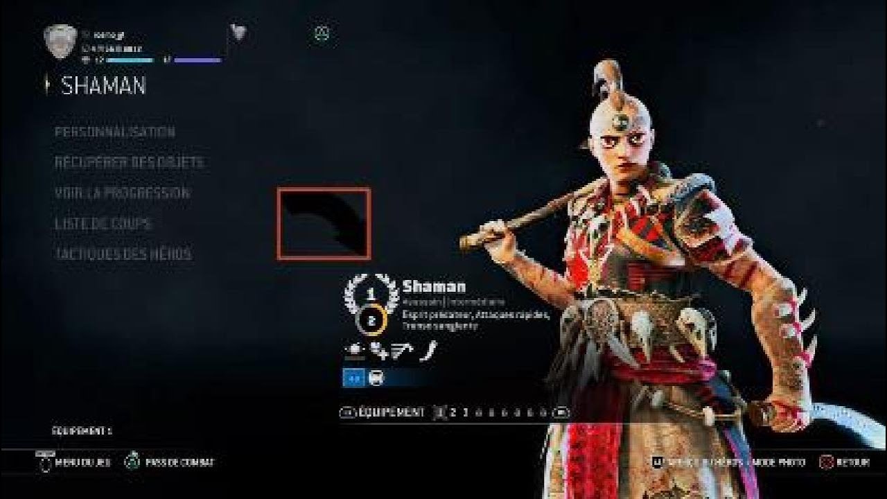 For honor réputation 1 shaman !