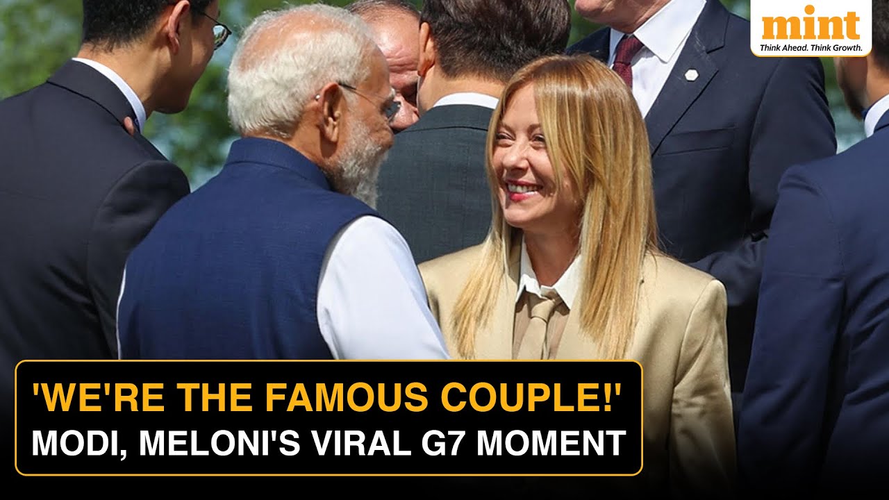 G7's Viral Side: Melodi Reunion, Meloni's Smoking Confession & Trump Joke | Watch