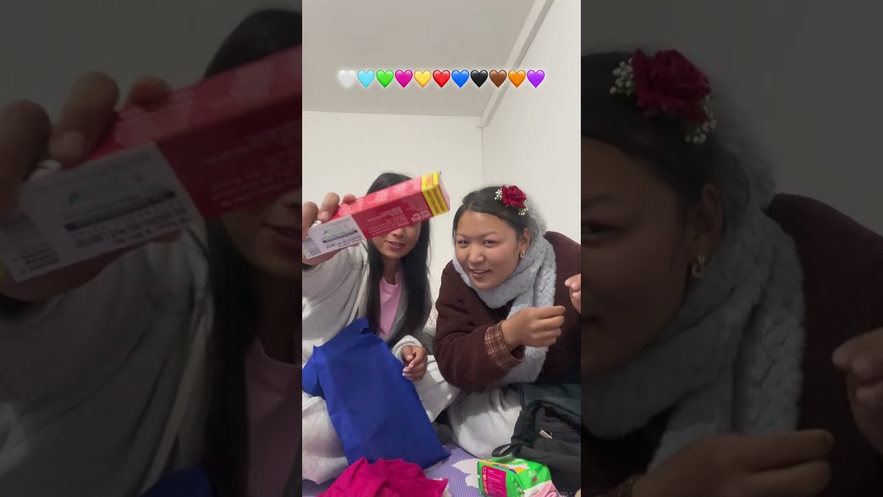 Color gift exchange 🤣🤣🤣