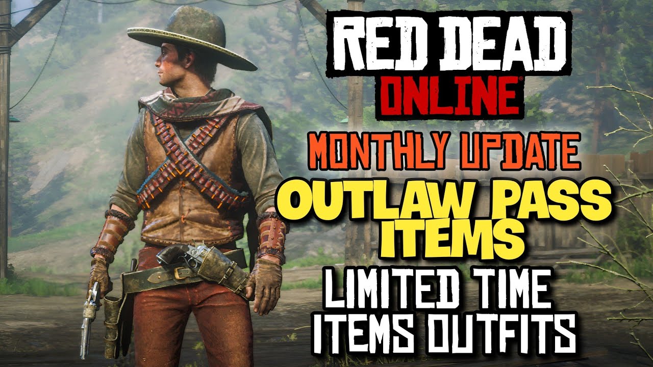 Red Dead Online Update Outlaw Pass Items Outfits | Limited Time Items 