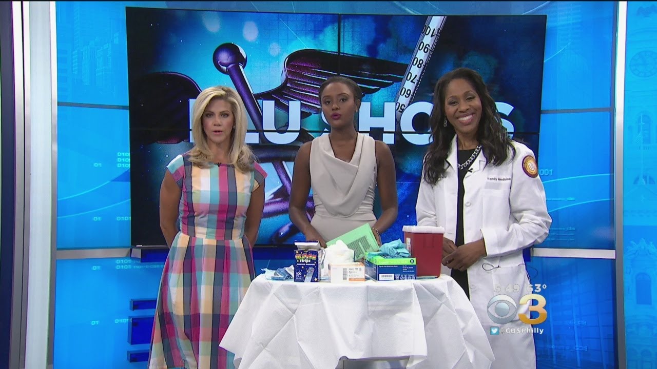 Rahel Solomon and Katie Fehlinger Get Their Flu Shots
