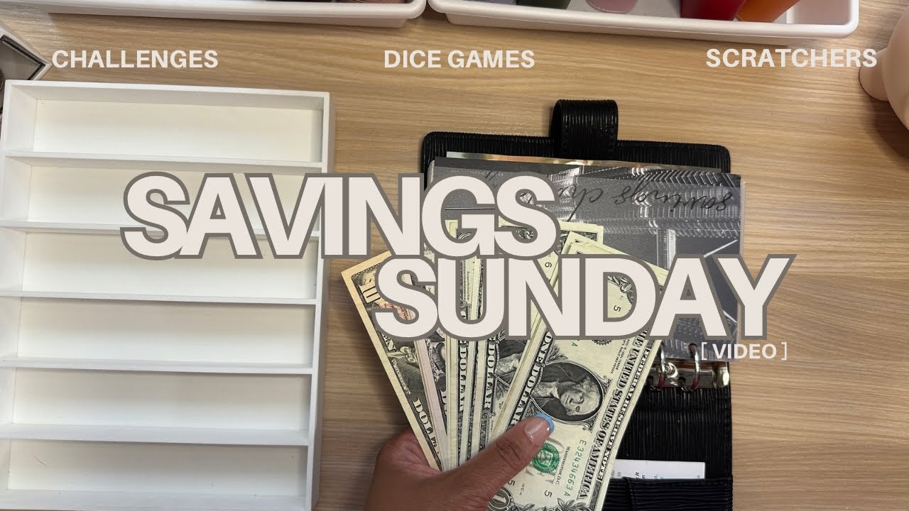 Savings Challenge Sunday | Money Games | Cash Stuffing