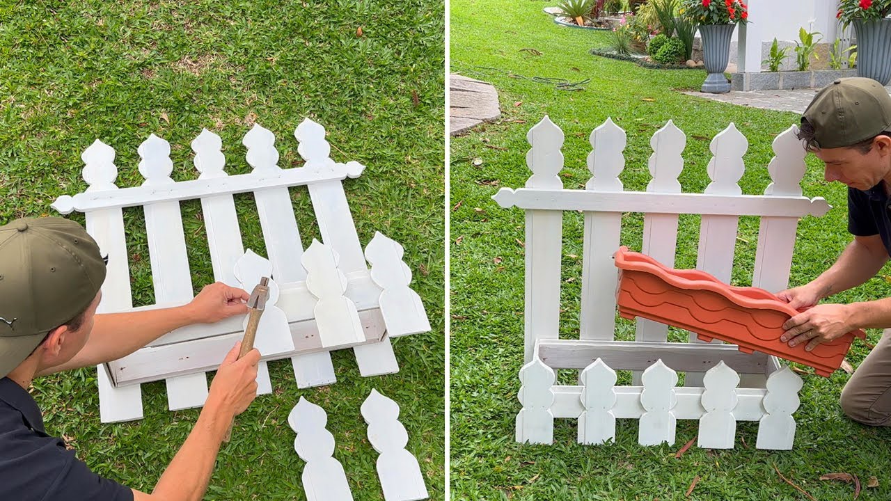 ПЕРЕРАБОТАННЫЙ САД: 2 идеи, как украсить задний двор!