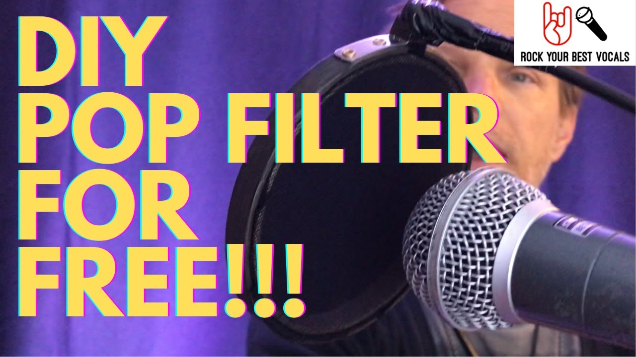 SM58 same as SM7B? | SM58 with Pop Filter is as good as SM7B | Make a pop filter for FREE!
