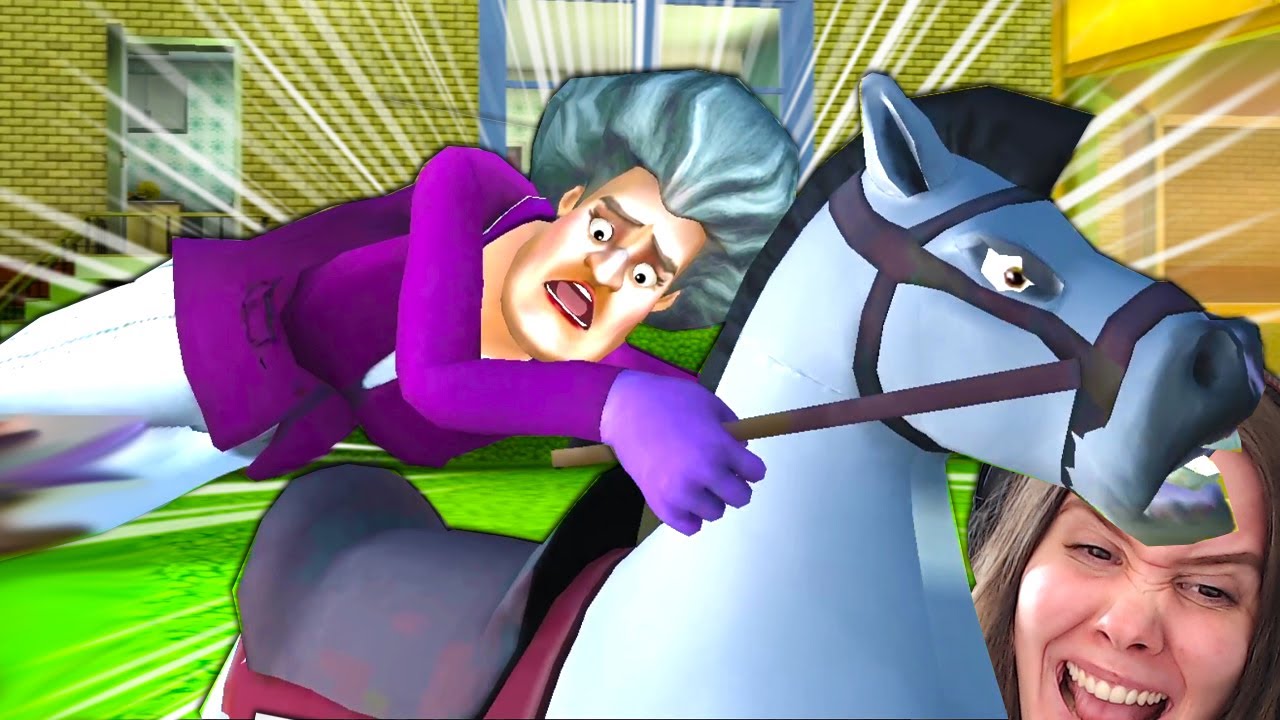 OPETTAJA ON OSTANUT HEVOSEN... (scary teacher 3d)