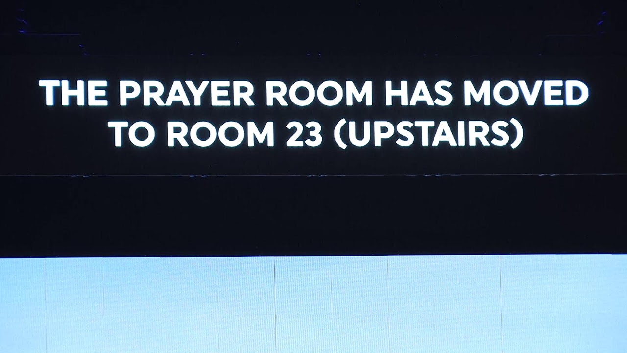 Wednesday Afternoon Prayer Room