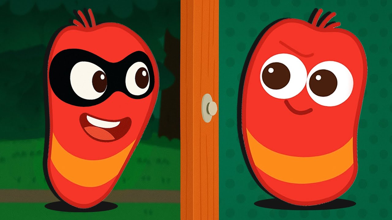 Knock Knock Knock! Who’s There (Safety tips) | Larva Nursery Rhyme for kids
