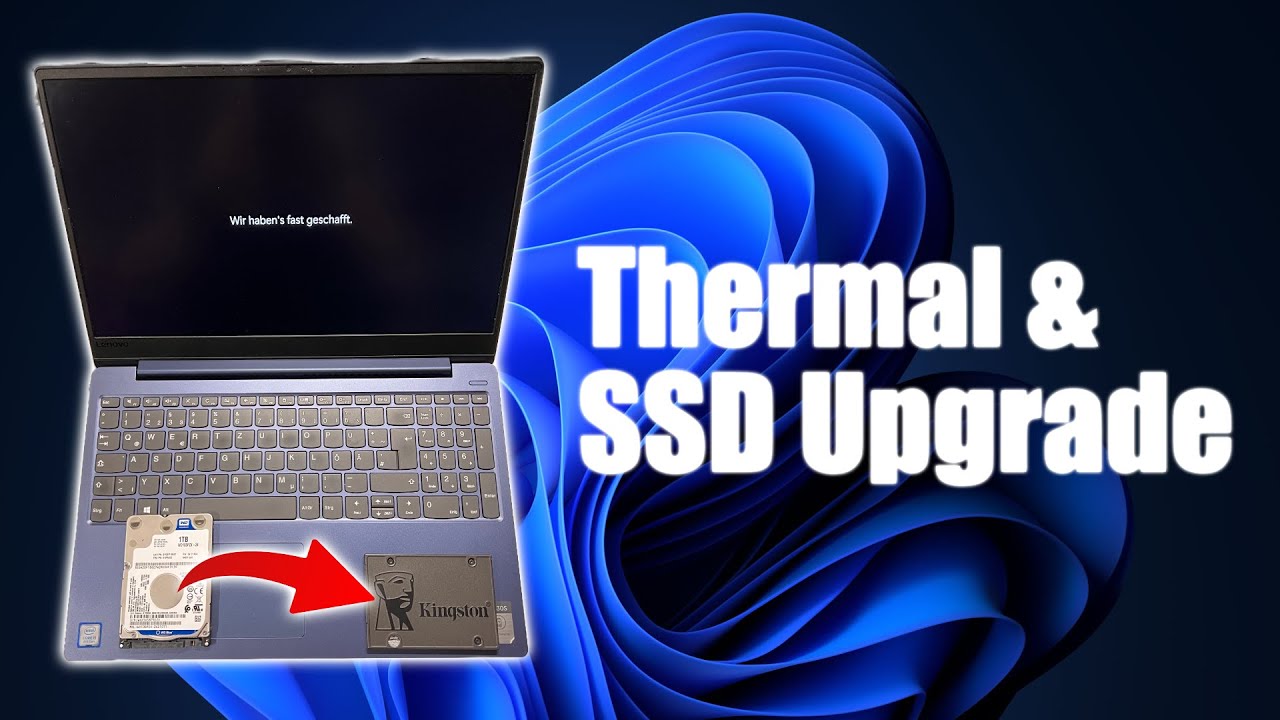 Lenovo Ideapad 330S 15 IKB Upgrade: Wärmeleitpaste, Festplatte & Windows 11 Installation Tutorial
