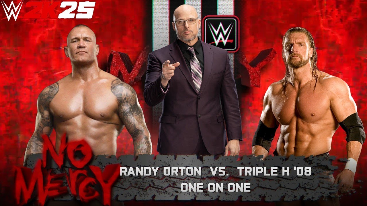 Full Match - Randy Orton bs Triple H '08: SGR Adam at No Mercy | WWE 2k25 
