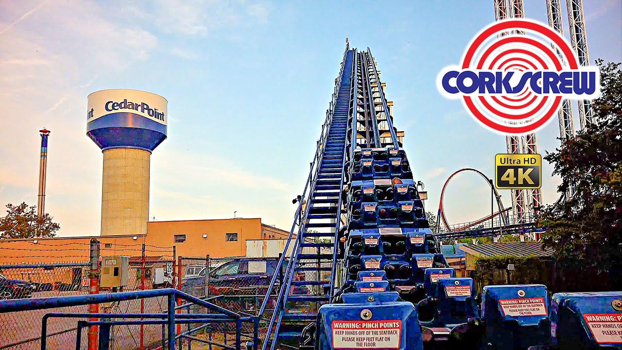 2024 Corkscrew Roller Coaster On Ride 4K POV Cedar Point