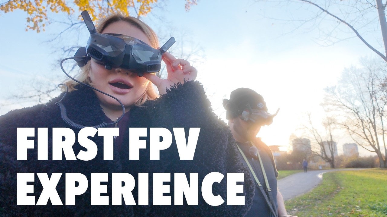 Flying FPV with Natasha Udovenko - Her reaction is priceless // Quadmula Djinn F25