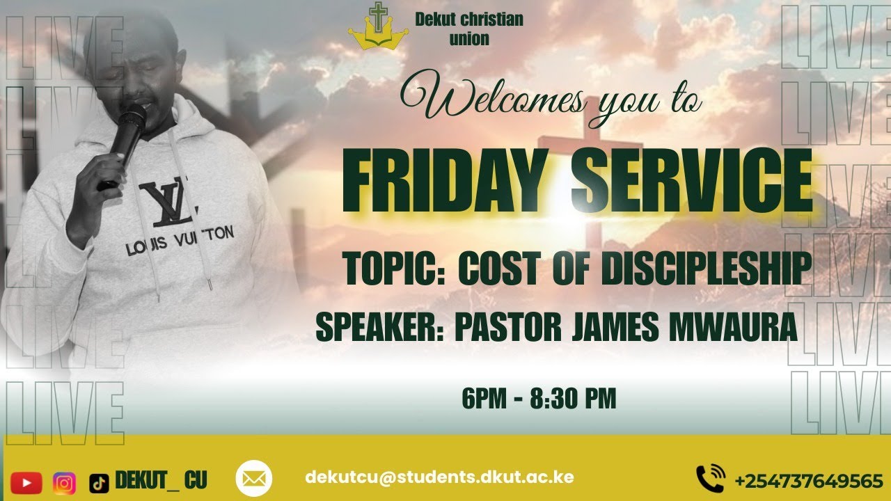 30TH JANUARY 2025 FRIDAY SERVICE