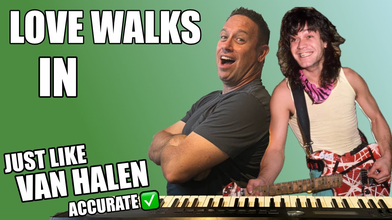 Learn To Play Piano | Love Walks In - Van Halen | Accurate Lesson | Easy Tutorial