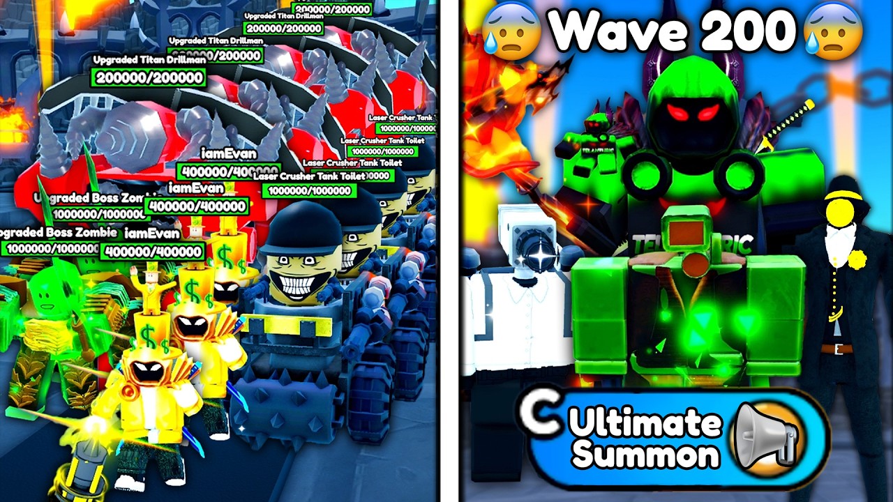 НОВАЯ КОМАНДА ULTIMATE SPAWNERS 💪😎 против БЕСКОНЕЧНОГО РЕЖИМА 😱 — Roblox Toilet Tower Defense