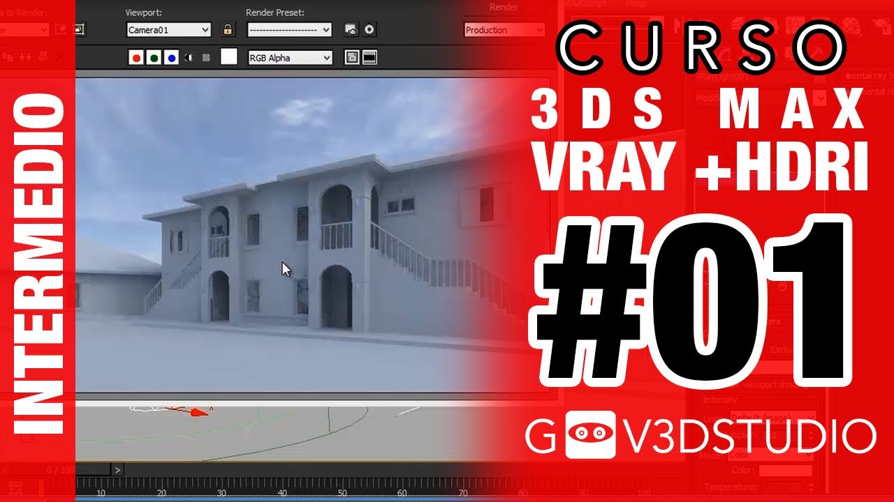 3ds Max Vray HDRI 01 Como iluminar con HDRI
