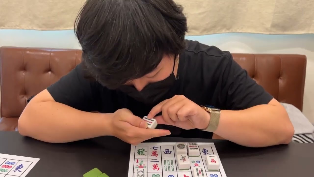 夜市遊戲在家也能玩?🀄️麻將賓果挑戰誰能躲過終極懲罰??😵😵😵