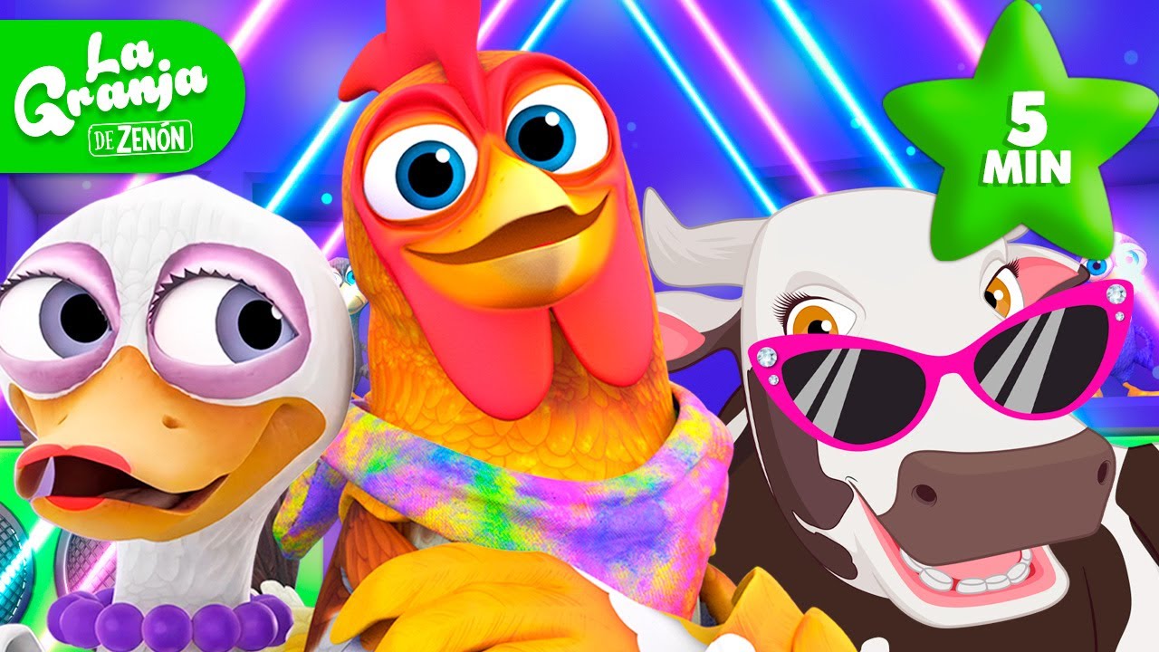 🐓 El GALLO y LA PATA REMIX 🦆 + La VACA LOLA REMIX 🐮| La Granja de Zen&oacute;n