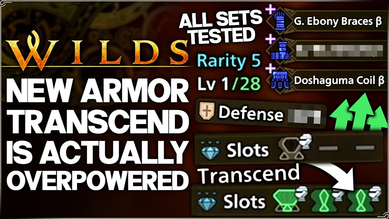 Monster Hunter Wilds - Armor Transcending is GAME CHANGING - ALL 14 Weapons New Best OP Build Guide!