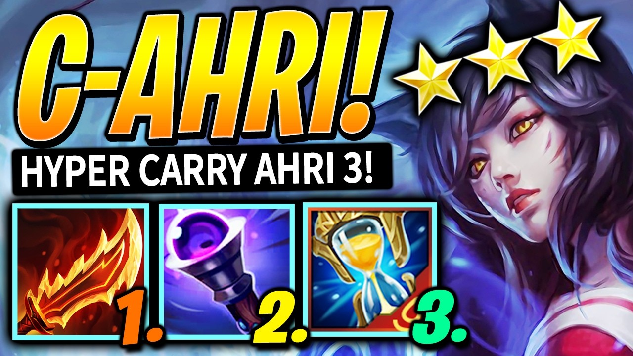 EASY FORCE AHRI 3⭐ BUILD to CLIMB RANKED FAST | TFT Set 16 Meta Guide I Teamfight Tactics Best Comps