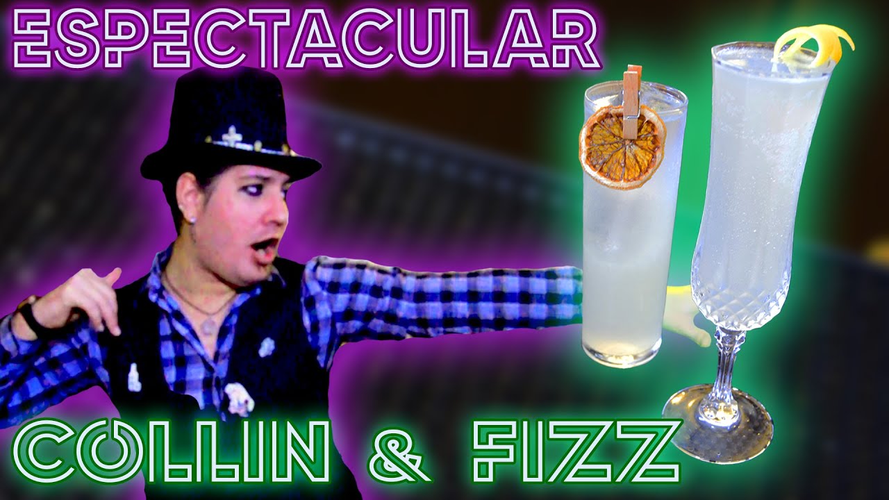 Diferencia el Collin del Fizz | Espectacular John/Tom Collin y Gin Fizz | AyndaBar