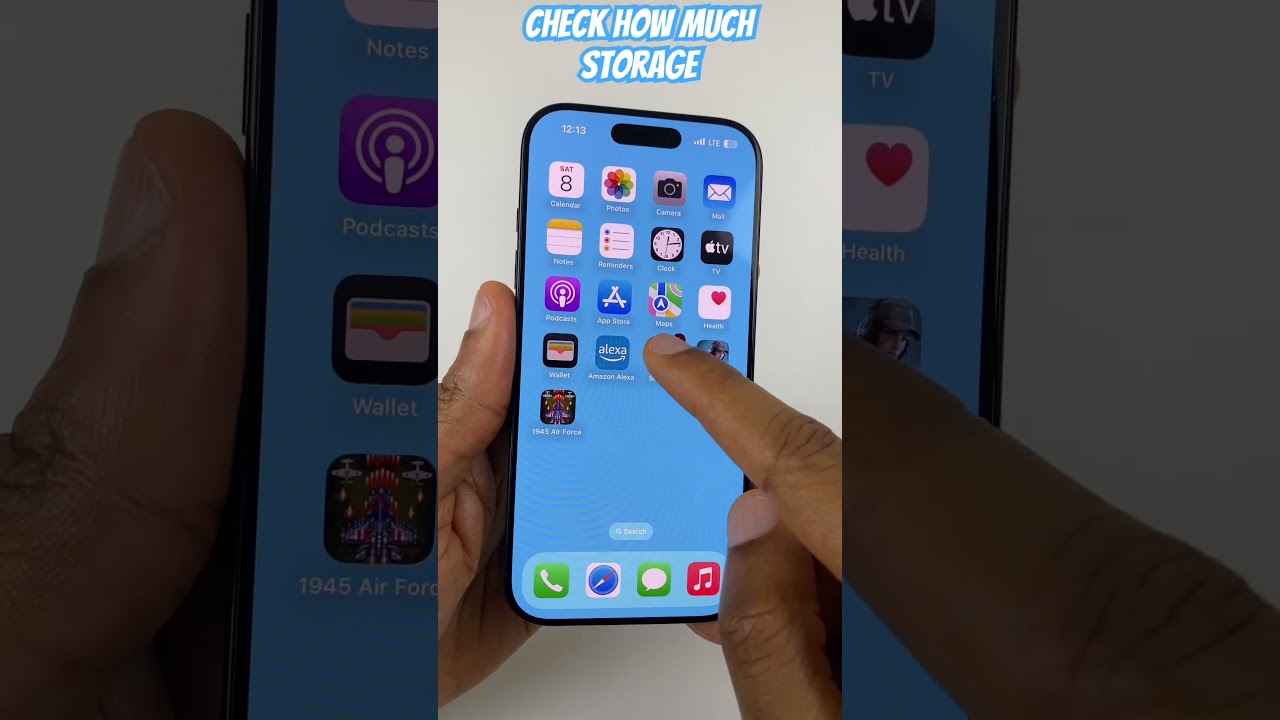 iPhone 16 - Check How Much Storage Available