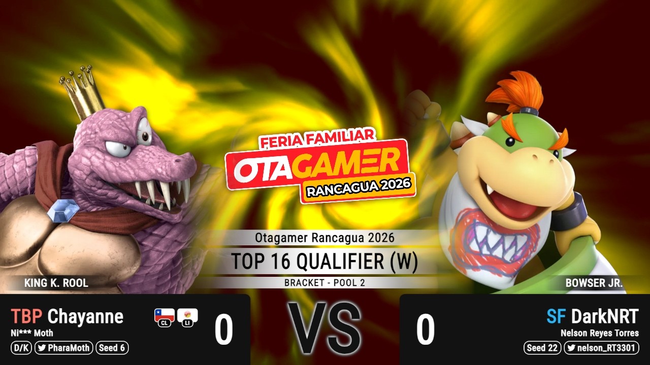 OGR - WQF - TBP|Chayanne(K.Rool) vs SF|DarkNRT(BowserJr.)