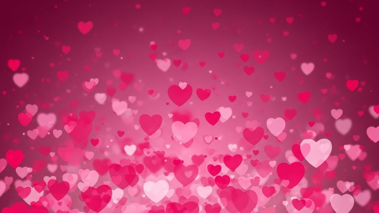 Valentine’s Day Heart Flow Screensaver 🌹 4K Abstract Background for TV | No Music
